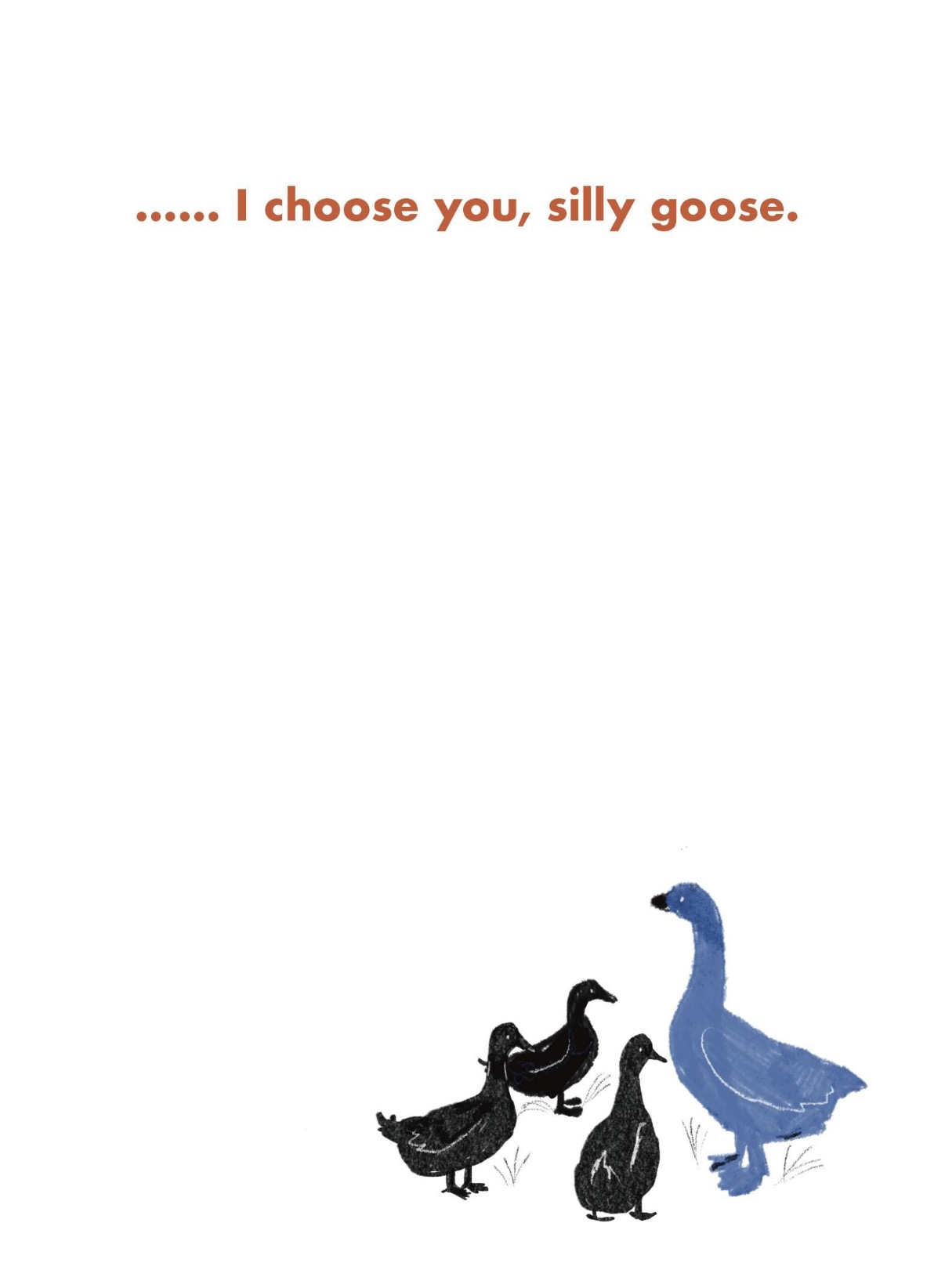 silly goose card (inside)